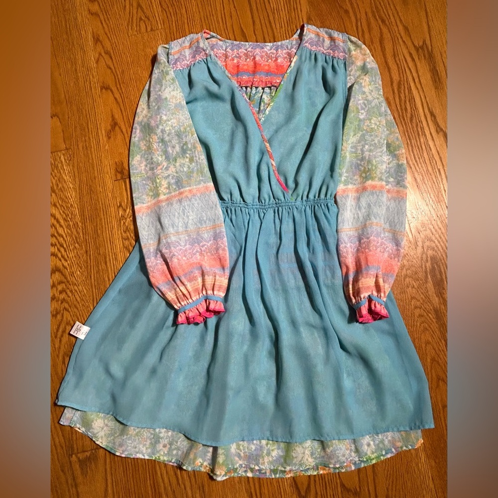 Current Air Fairy Tale Bohemian Floral Patchwork Boho Festival‎ Dress - Picture 10 of 11